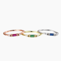 Dainty Crystal Stacking Ring