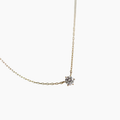 Dainty Gold Zircon Pendant Necklace
