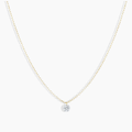 Dainty Zircon Heart Necklace