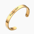 Personalized Cuff Bangle Bracelet