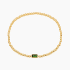 Gold Birthstone Chain Bracelet