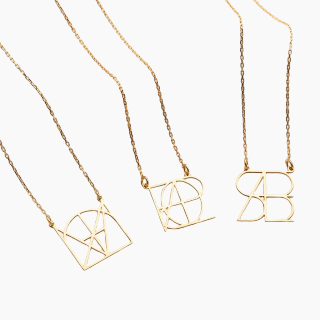 Personalized Monogram Name Necklace