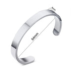 Personalized Cuff Bangle Bracelet