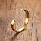 Personalized Cuff Bangle Bracelet