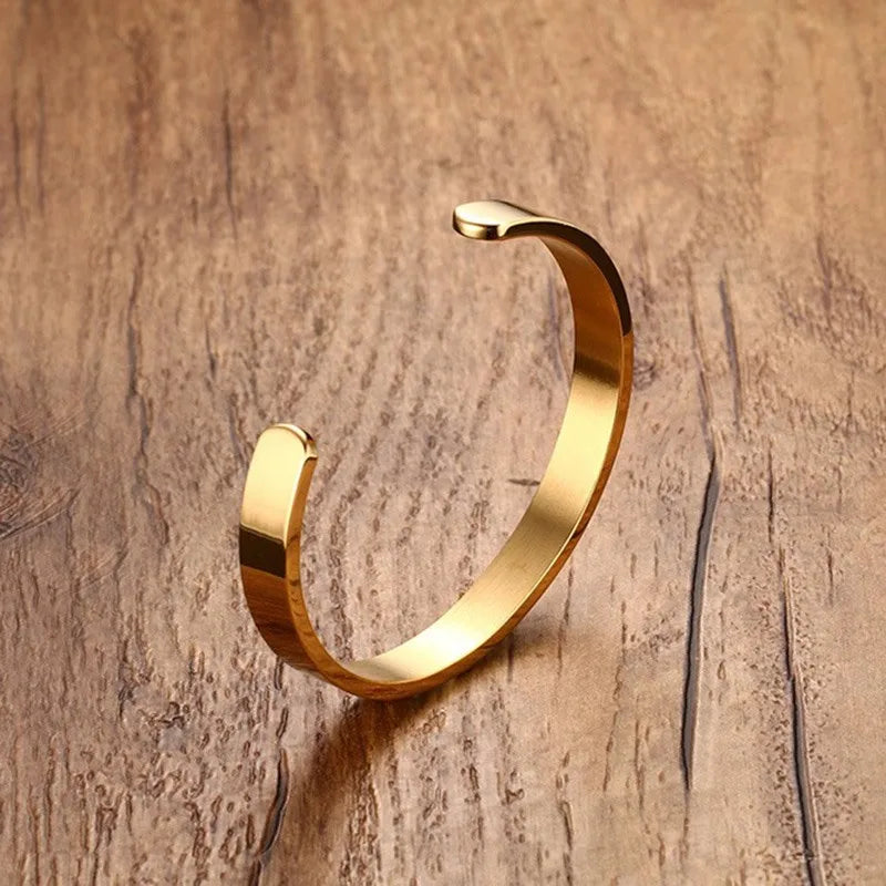 Personalized Cuff Bangle Bracelet