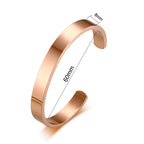 Personalized Cuff Bangle Bracelet