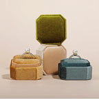 Luxury Velvet Single Ring Box