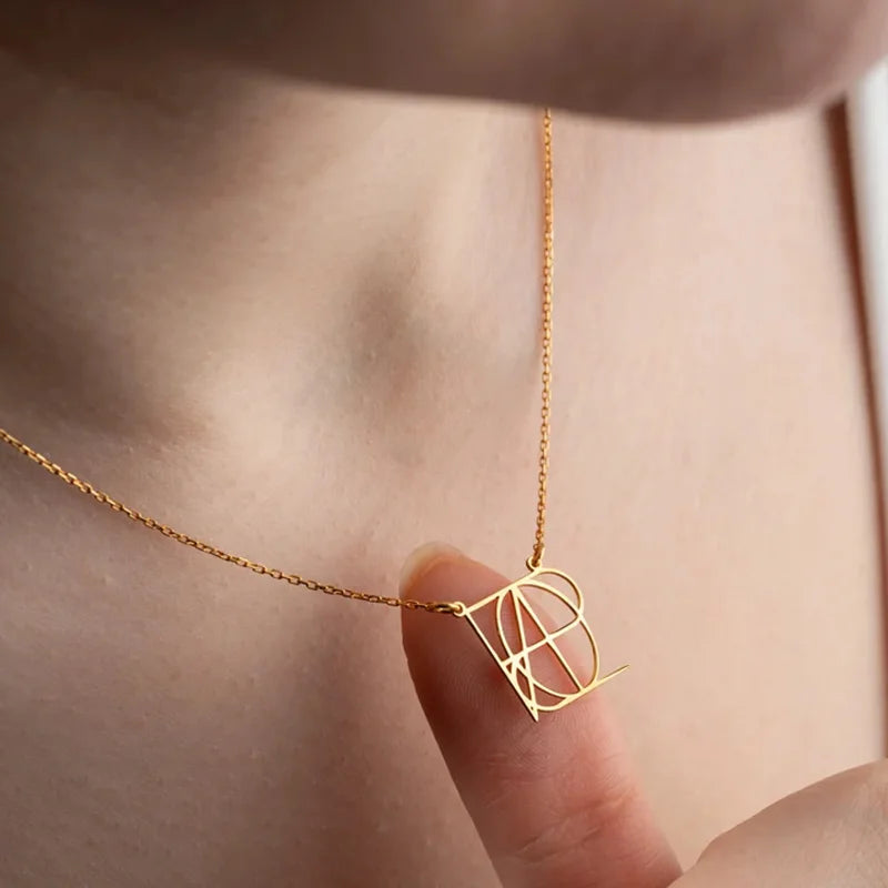 Personalized Monogram Name Necklace