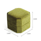 Luxury Velvet Double Ring Box