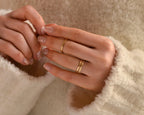 Personalized Stackable Name Ring