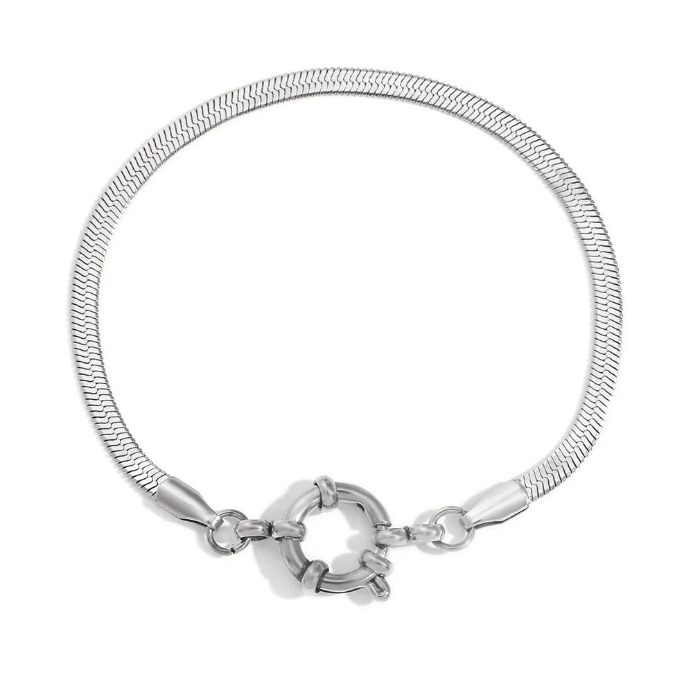 Paperclip Gold Chain Bracelet