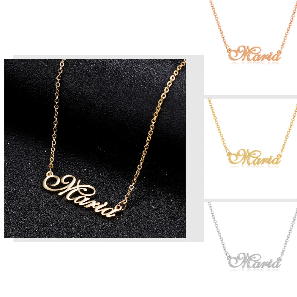Personalized Gold Name Necklace