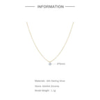 Dainty Zircon Heart Necklace
