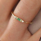 Dainty Crystal Stacking Ring